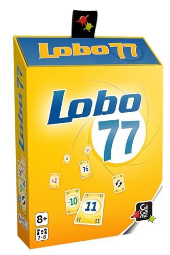 GIGAMIC- Jeu de Cartes-Lobo 77, 8 ans to 99 ans,AMLOBO, Jaune
