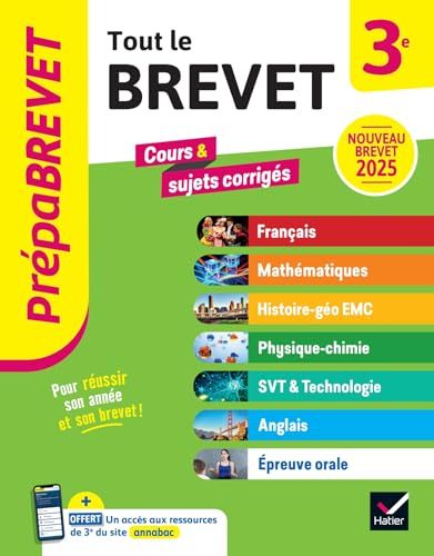Prépabrevet - Tout le brevet 2026 - 3e (toutes les matières): tout-en-un pour réussir sa 3e et son brevet