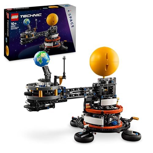 LEGO Technic La Planète Terre et la Lune en Orbite, Jouet de Construction Créatif, Stimule le Jeu en Autonomie, Thème du Système Solaire, Cadeau Intergalactique pour Garçons et Filles Dès 10 Ans 42179