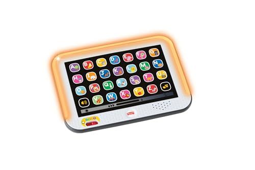 Fisher-Price Jouet Ma Tablette Éveil Progressif Rires et Éveil avec Musique et lumières, pour Enfants à partir de 1 an, Version française, HXB67