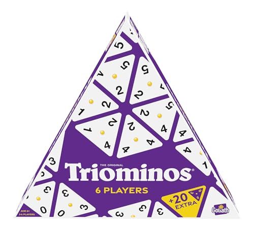Goliath - Triominos 6 Joueurs - Jeu de Société - A partir de 6 ans - A Jouer en Famille et Entre Amis - Jeu de Stratégie - De 2 à 6 joueurs