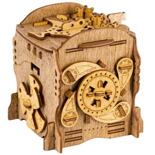 iDventure Cluebox - Nautilus du Capitaine Nemo - Puzzle Escape Room en Bois 3D avec Mécanismes Secrets : Expérience Unique pour Amateurs de Casse-tête et Aventures, Cadeau Original et Défi Captivant