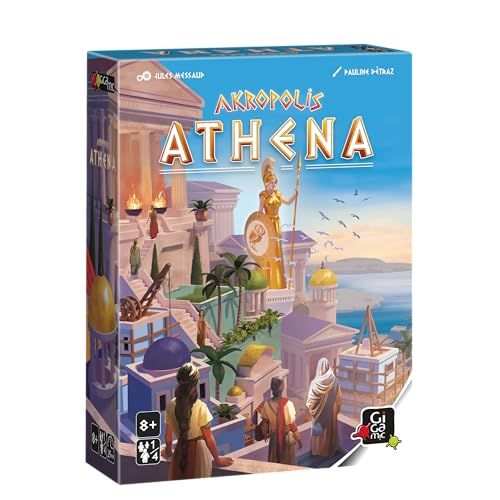 AKROPOLIS Athena - L'extension du Jeu de Base - Attirez-Vous Les faveurs d'Athena - De 1 à 4 Joueurs - A partir de 8 Ans.