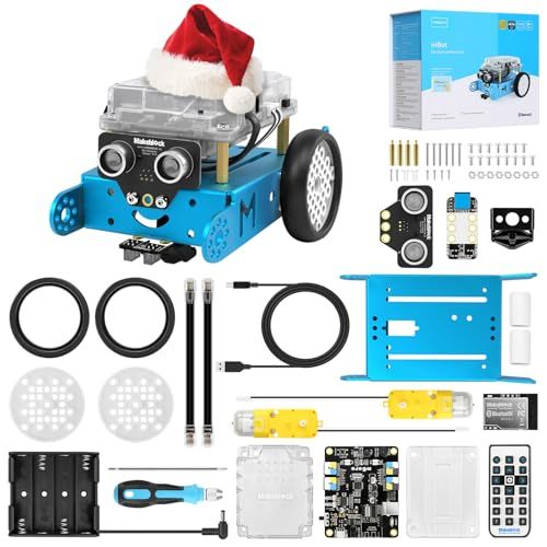 Makeblock mBot Robot Programmable Enfant, Robots Électroniques pour Enfants Apprenez à Coder avec Scratch et Arduino, Robot Jouet pour Enfant 8 Ans+