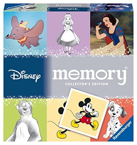 Ravensburger - Jeu Educatif - Collectors' Memory® - Walt Disney - Un Premier Jeu éducatif mêlant Observation, Association et mémorisation - A partir de 3 Ans - 27378