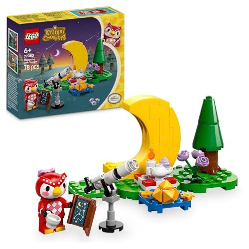 LEGO Animal Crossing Observation des étoiles avec Céleste - Jeu de Construction pour Enfants - Stimule Le Jeu de rôle - Jouet pour Les Filles et Les garçons dès 6 Ans 77053