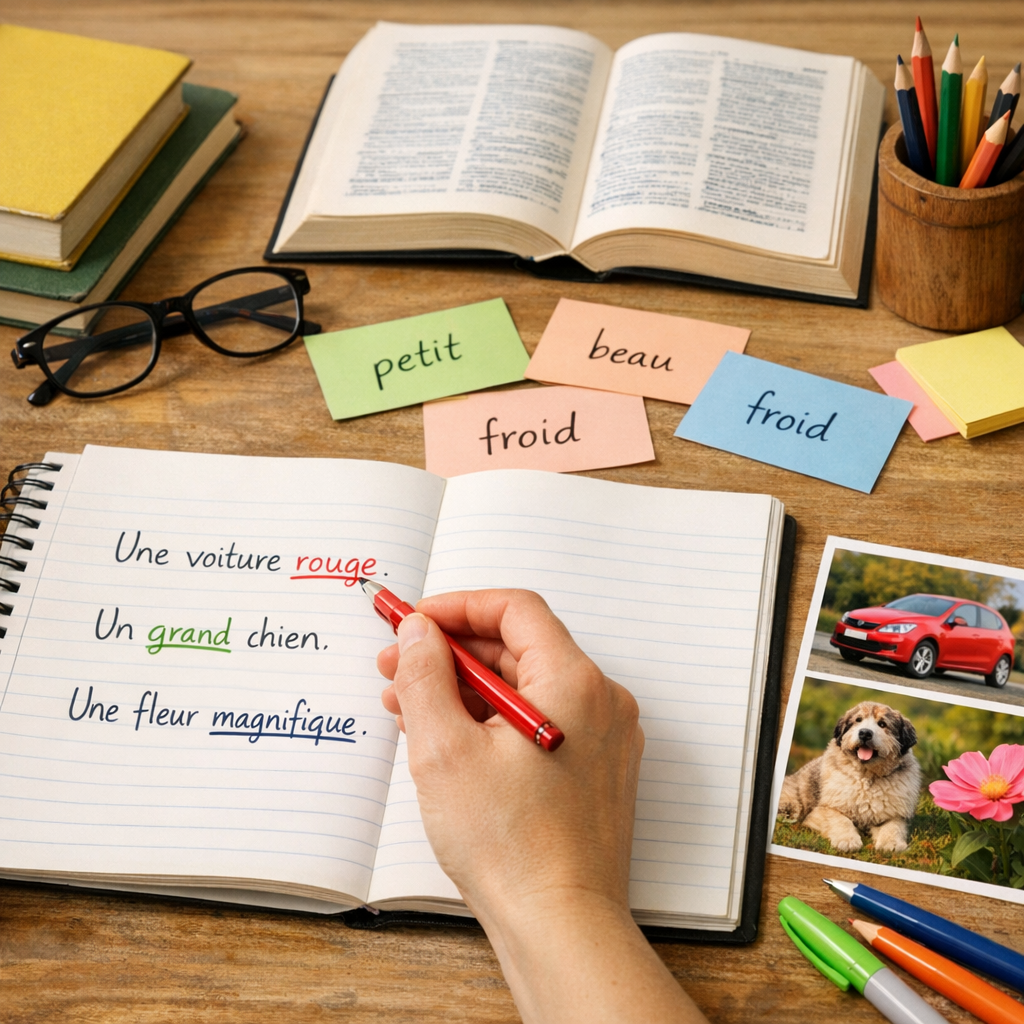 Méthode pas à pas : reconnaître et utiliser un adjectif