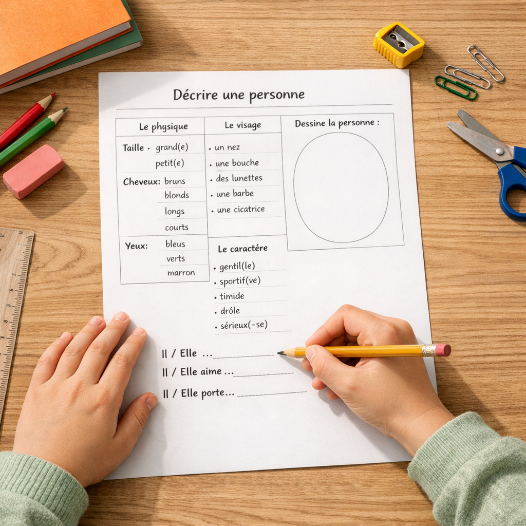 Comment utiliser les adjectifs qui qualifient une personne en CE2