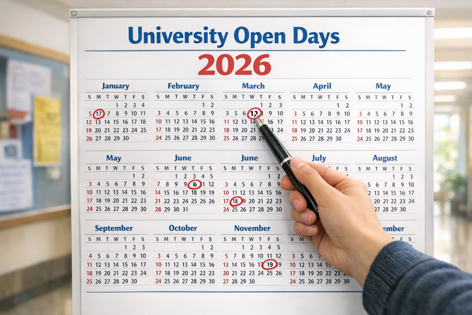 Agenda des journées portes ouvertes à l’université : dates clés 2026