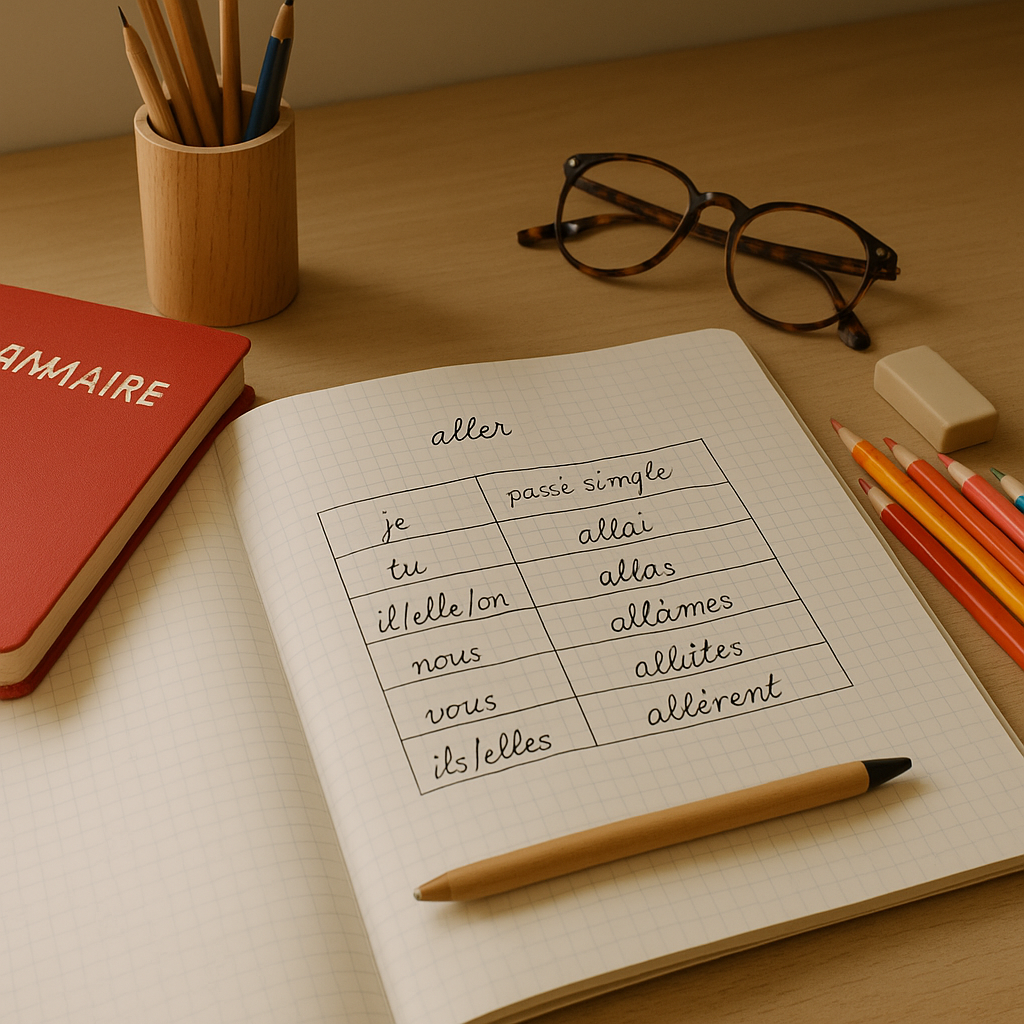 Aller au passé simple : conjugaison, usages et pièges