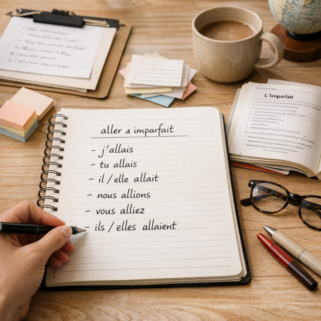 Méthode pas à pas pour conjuguer aller à l’imparfait