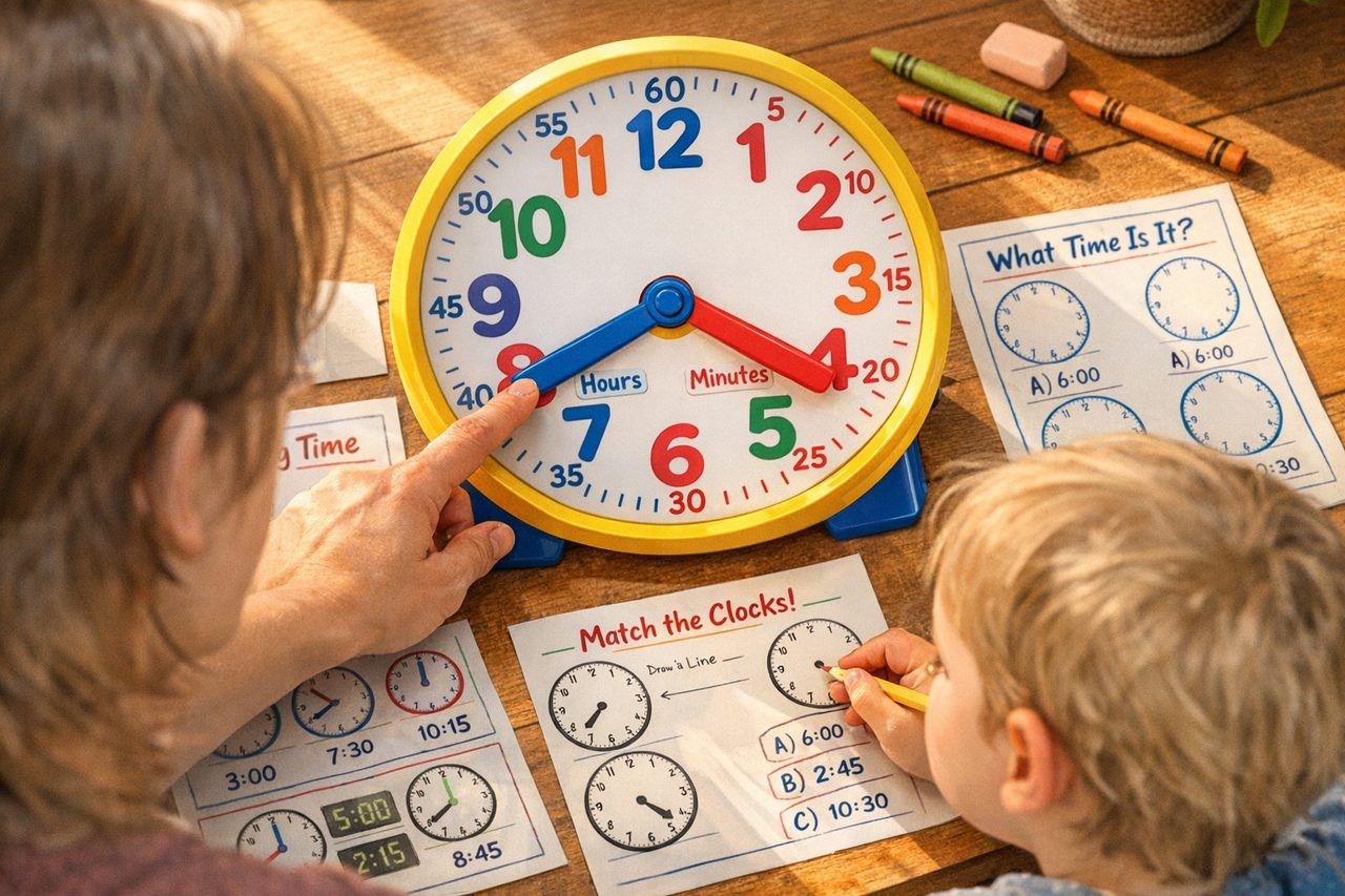 Apprendre à lire l’heure à son enfant : méthode simple et ludique