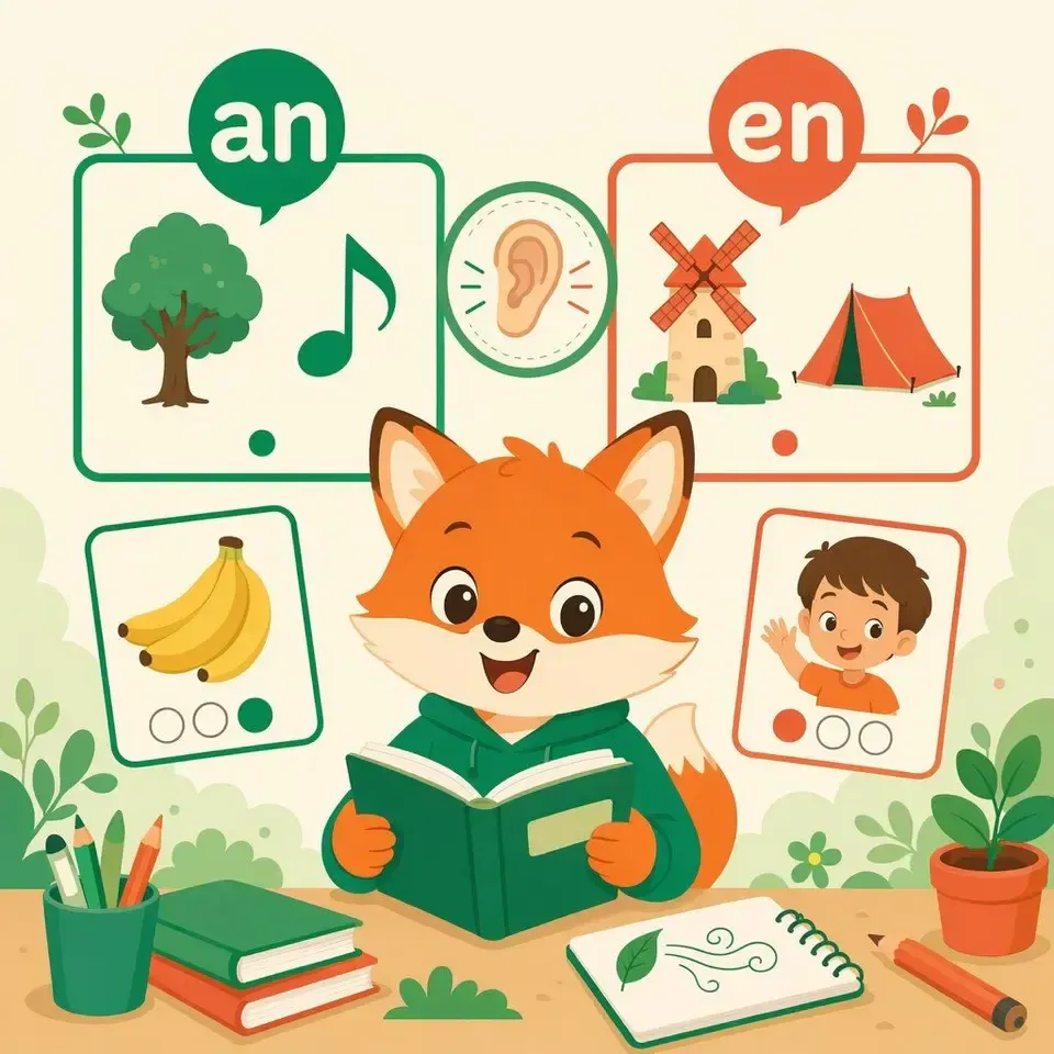 Lecture du son [an] : digrammes an / en