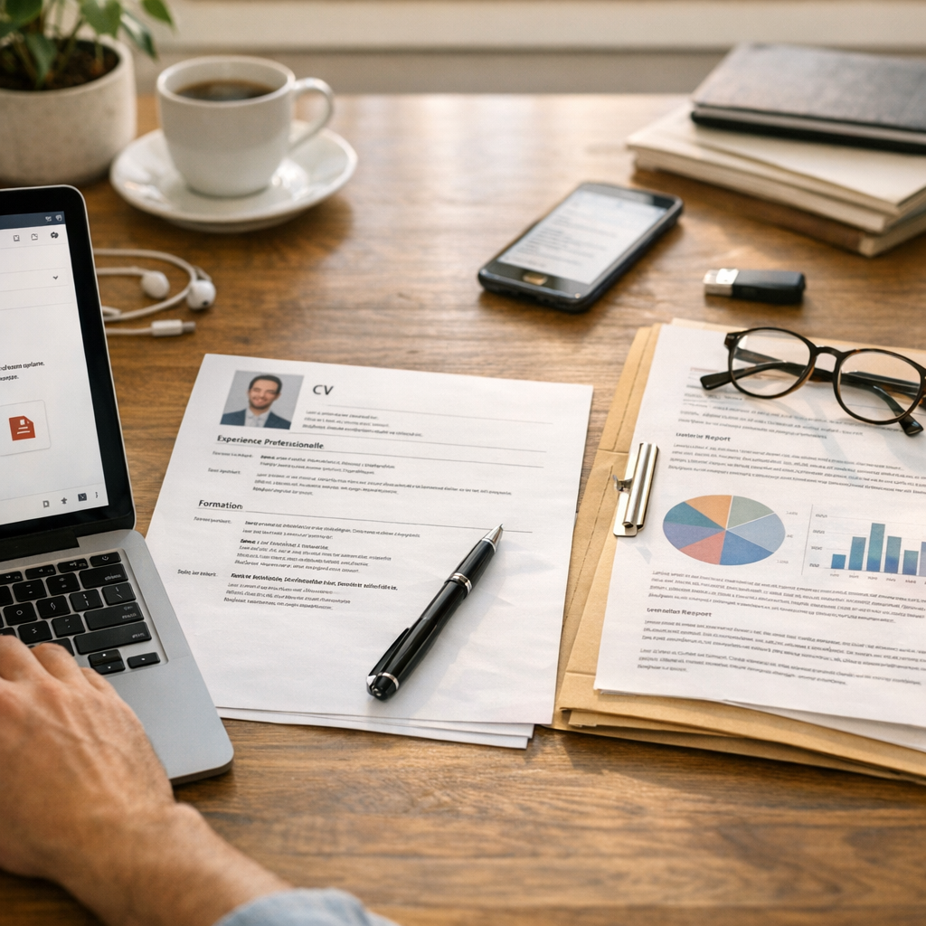 Exemples corrects dans un mail, un CV ou un dossier en 2026