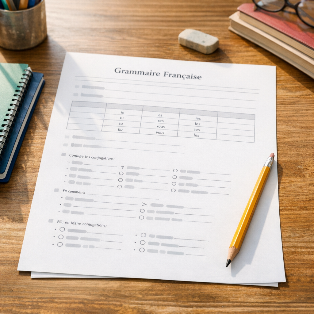 La Conjugaison du verbe découvrir : leçon et évaluation CM2