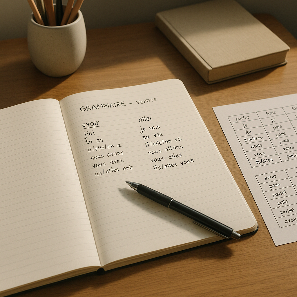 Conjugaison devoir : formes clés, tableaux et pièges