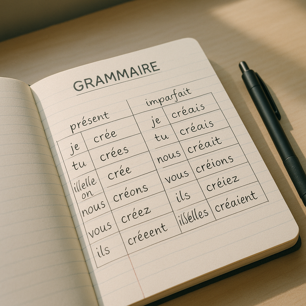 Créer conjugaison : les formes justes sans hésiter