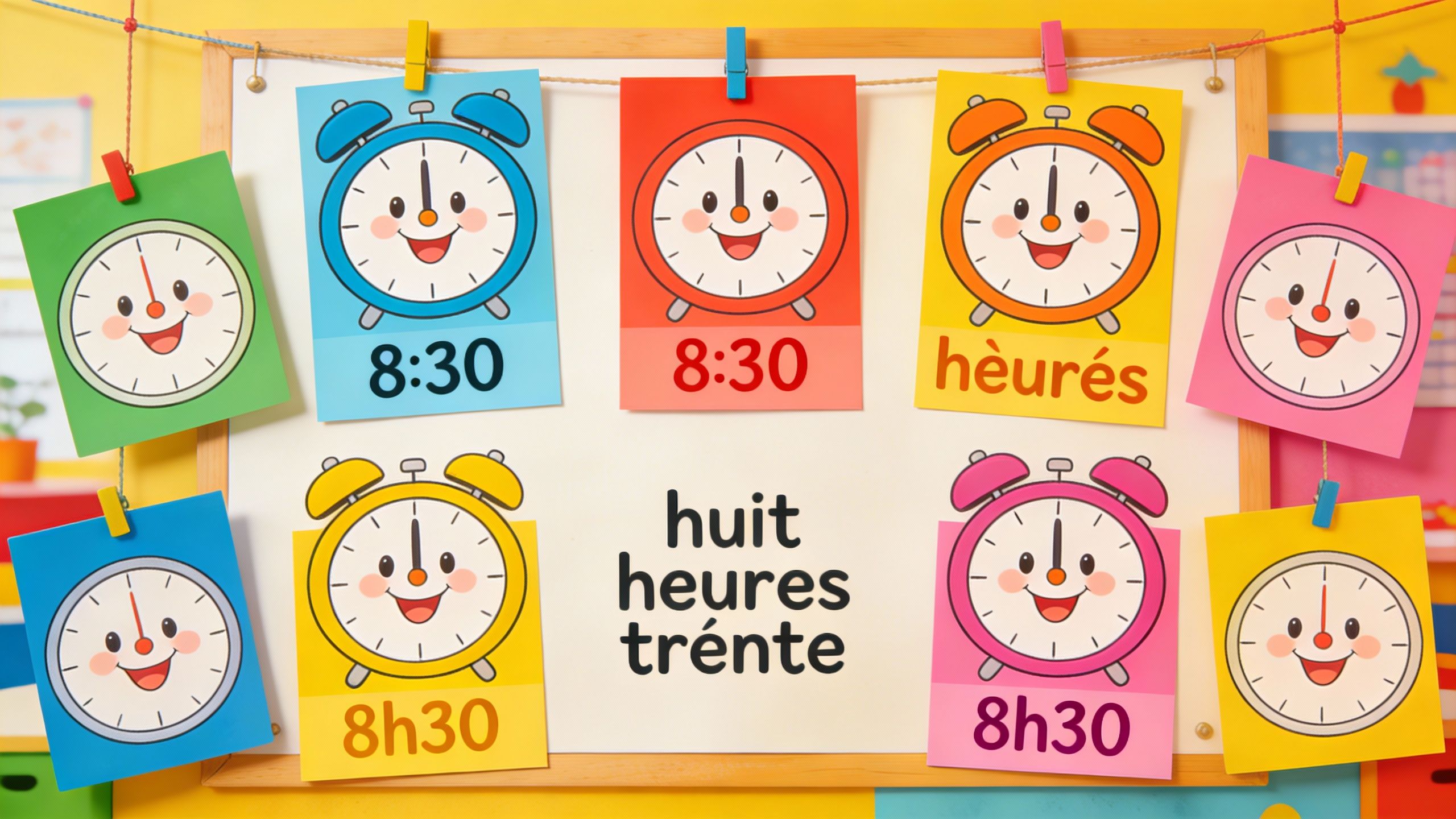 Écrire les heures sans se tromper