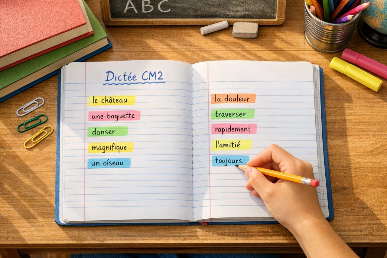 Dictées préparées et listes de mots CM2 : comprendre, choisir et utiliser efficacement