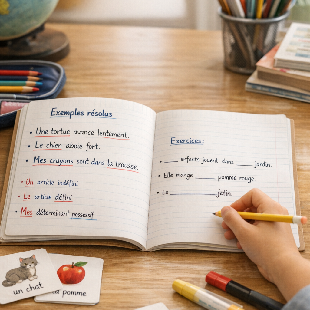Exemples résolus avant les exercices