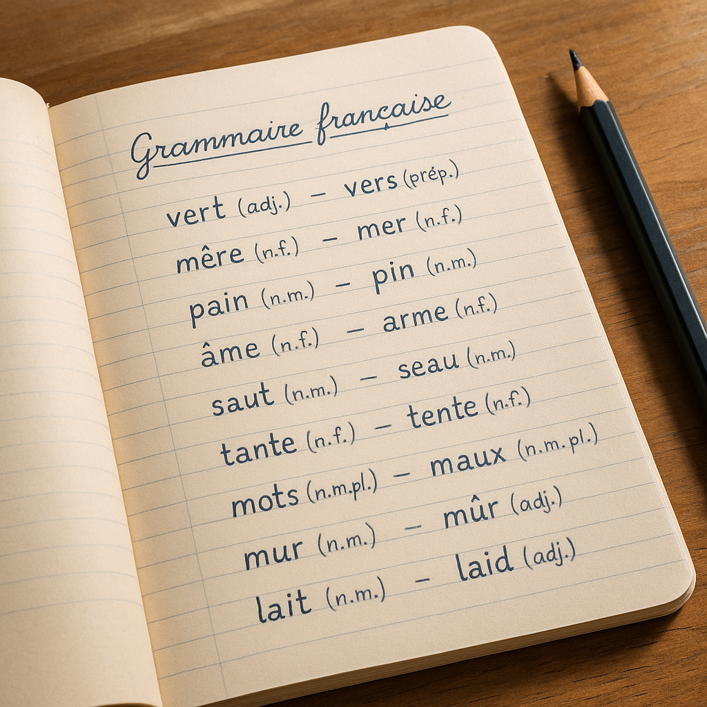Homonyme def : définition simple, exemples et différences