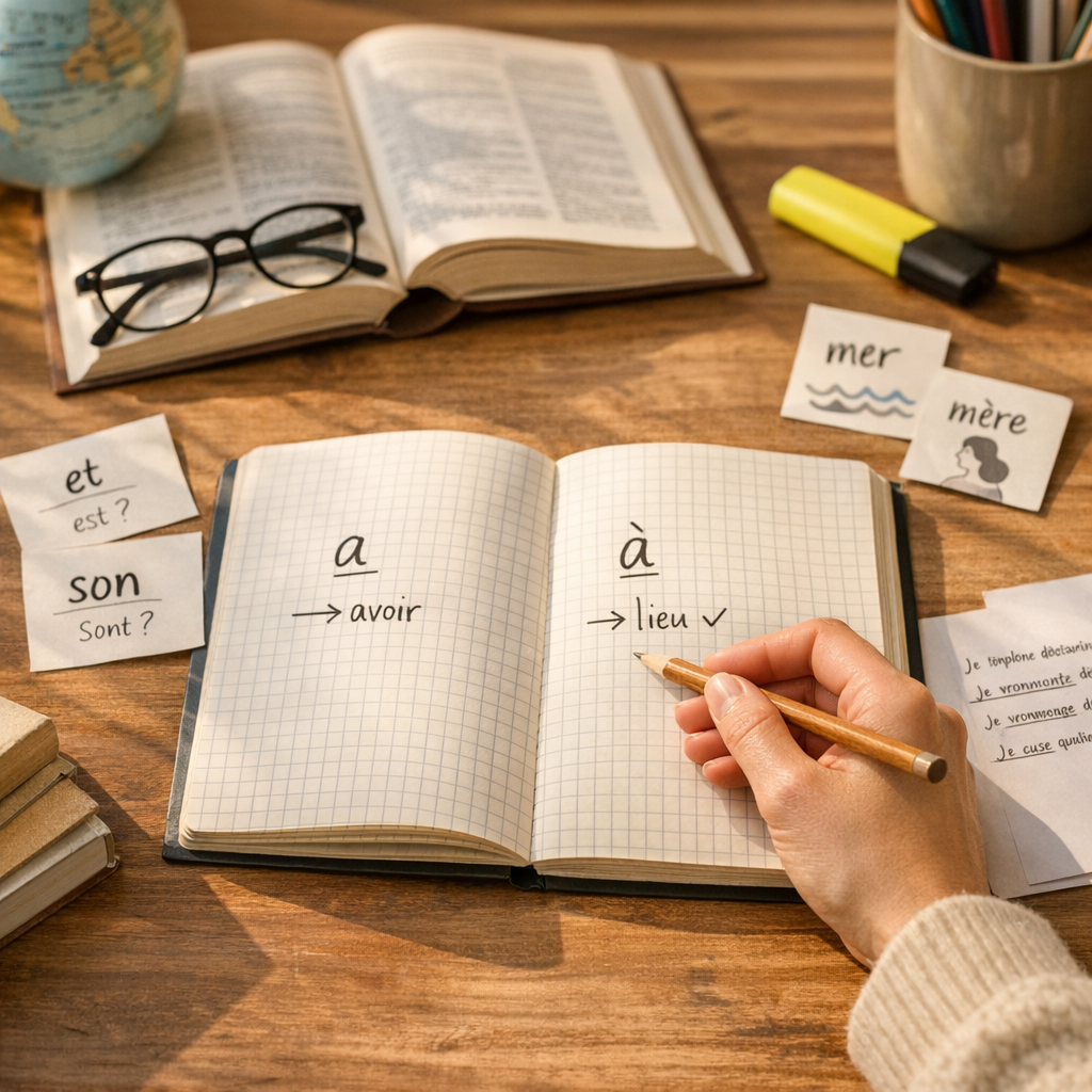 Méthode pas à pas pour reconnaître un homophone