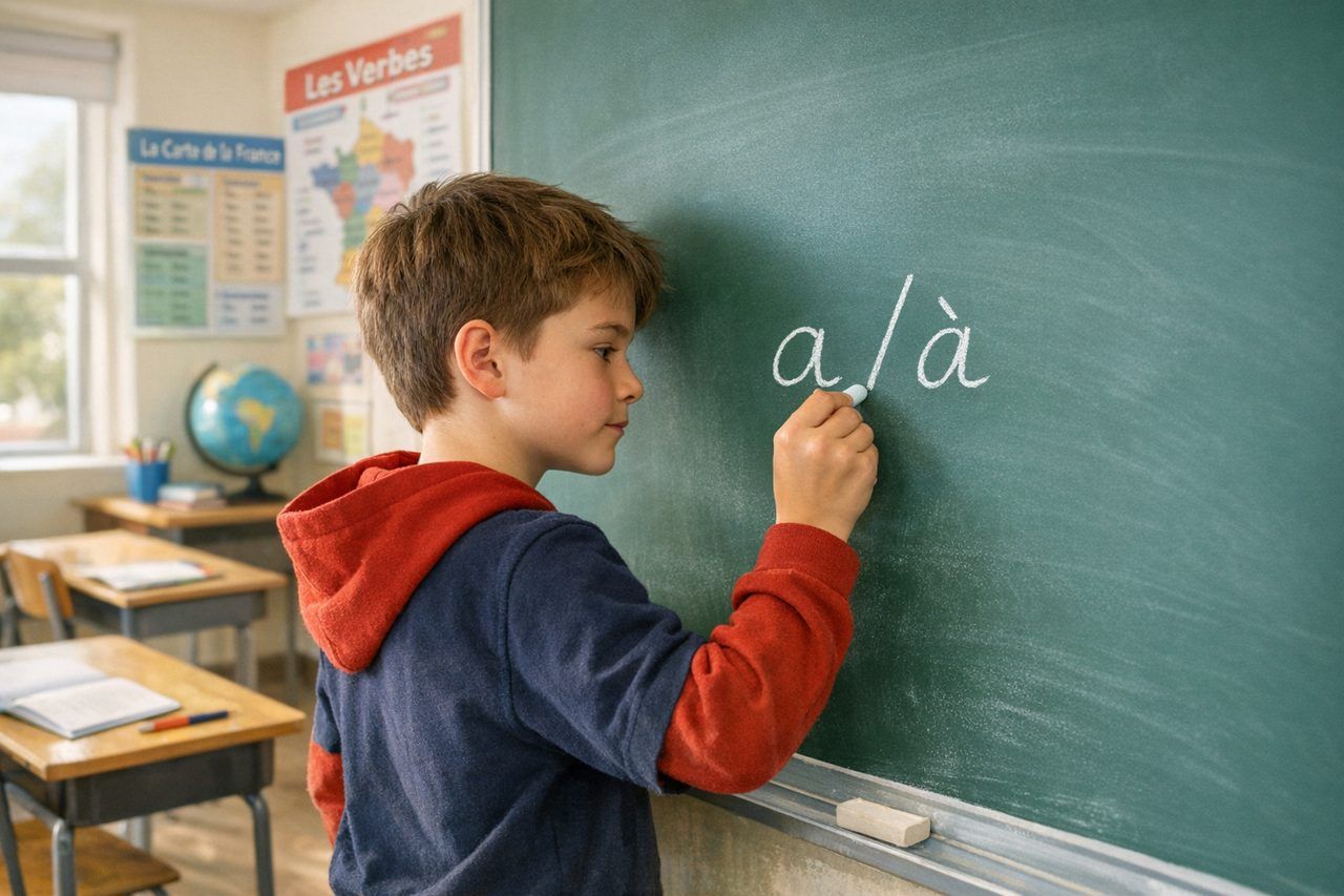 Homophones : a / à