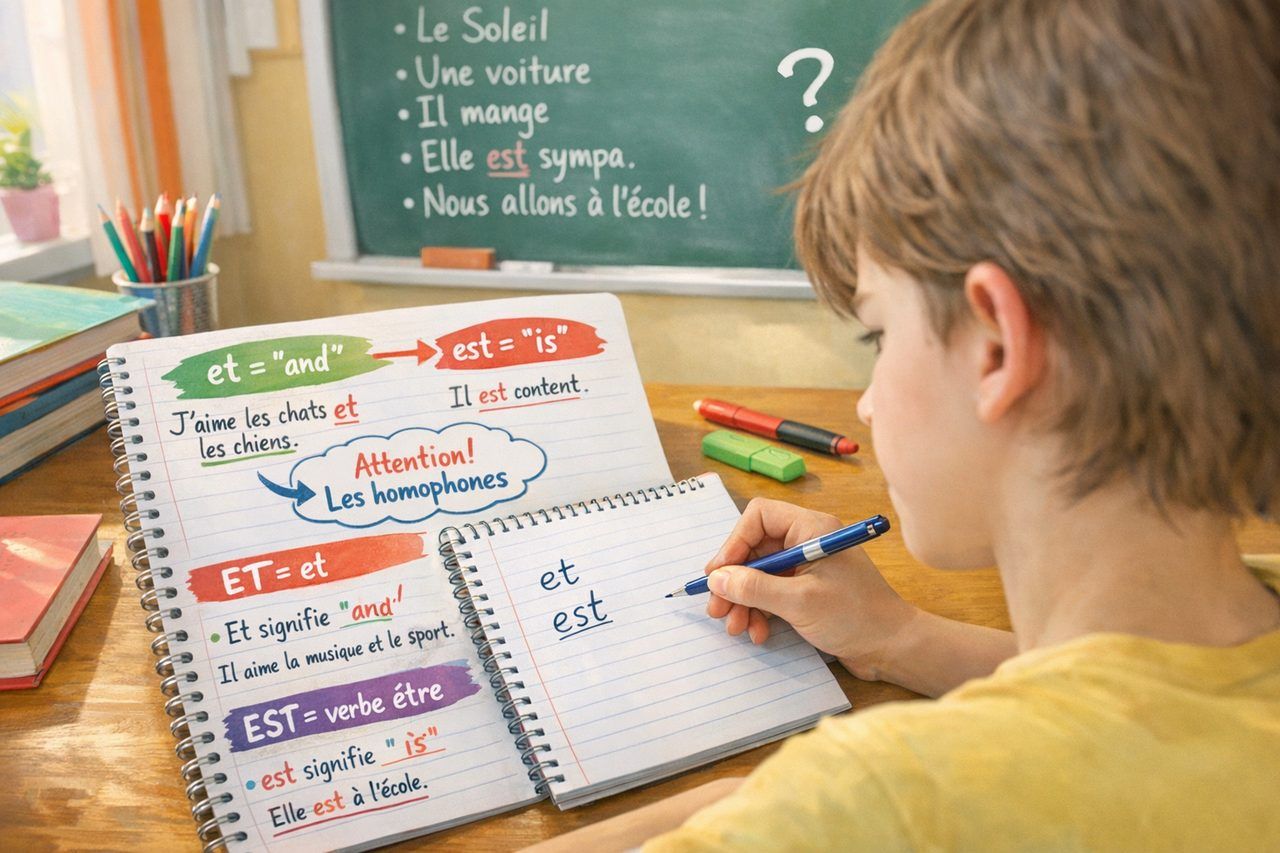 Homophones et/est : la règle simple pour ne plus se tromper