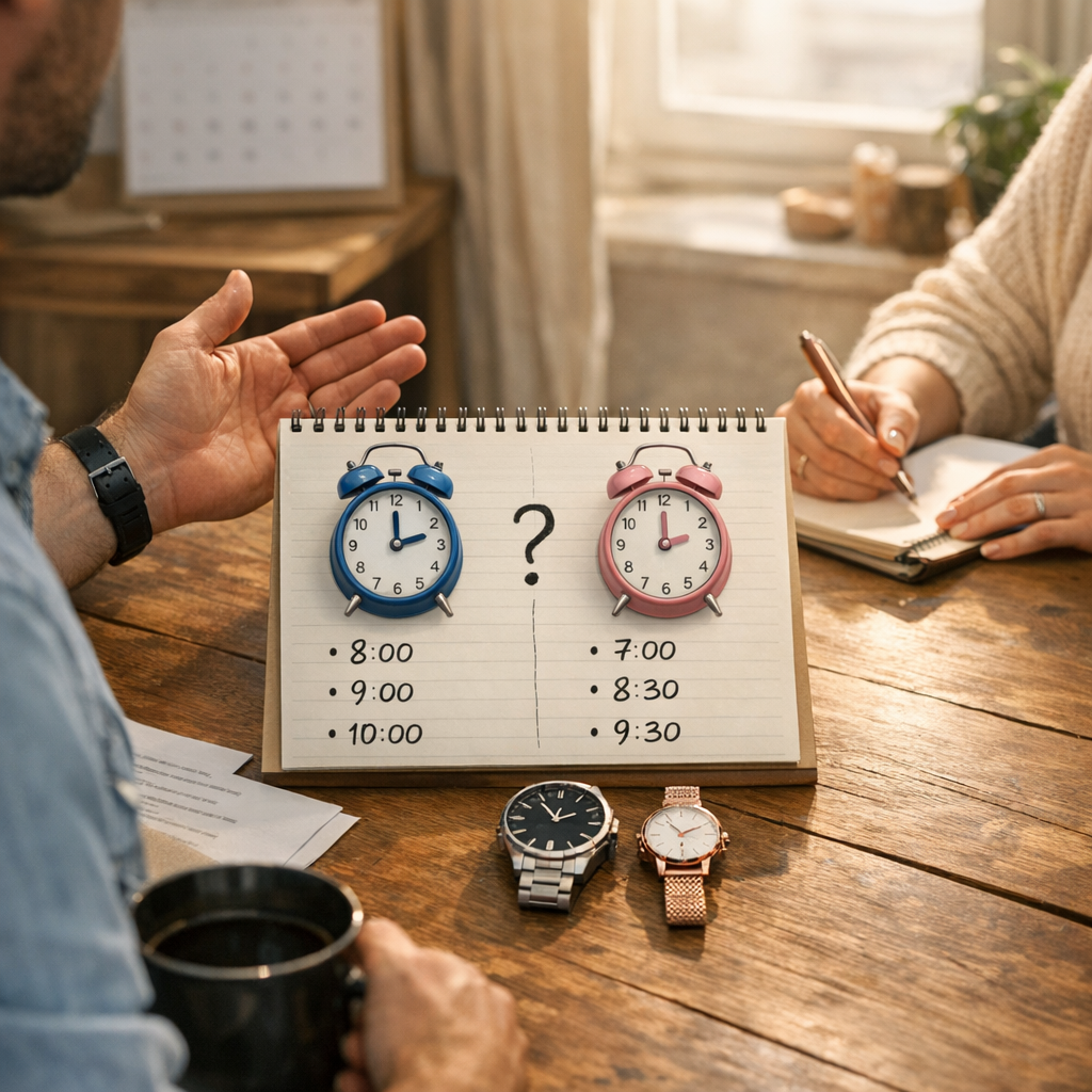 La méthode pour choisir&nbsp;: un horaire, quel horaire, horaires normaux