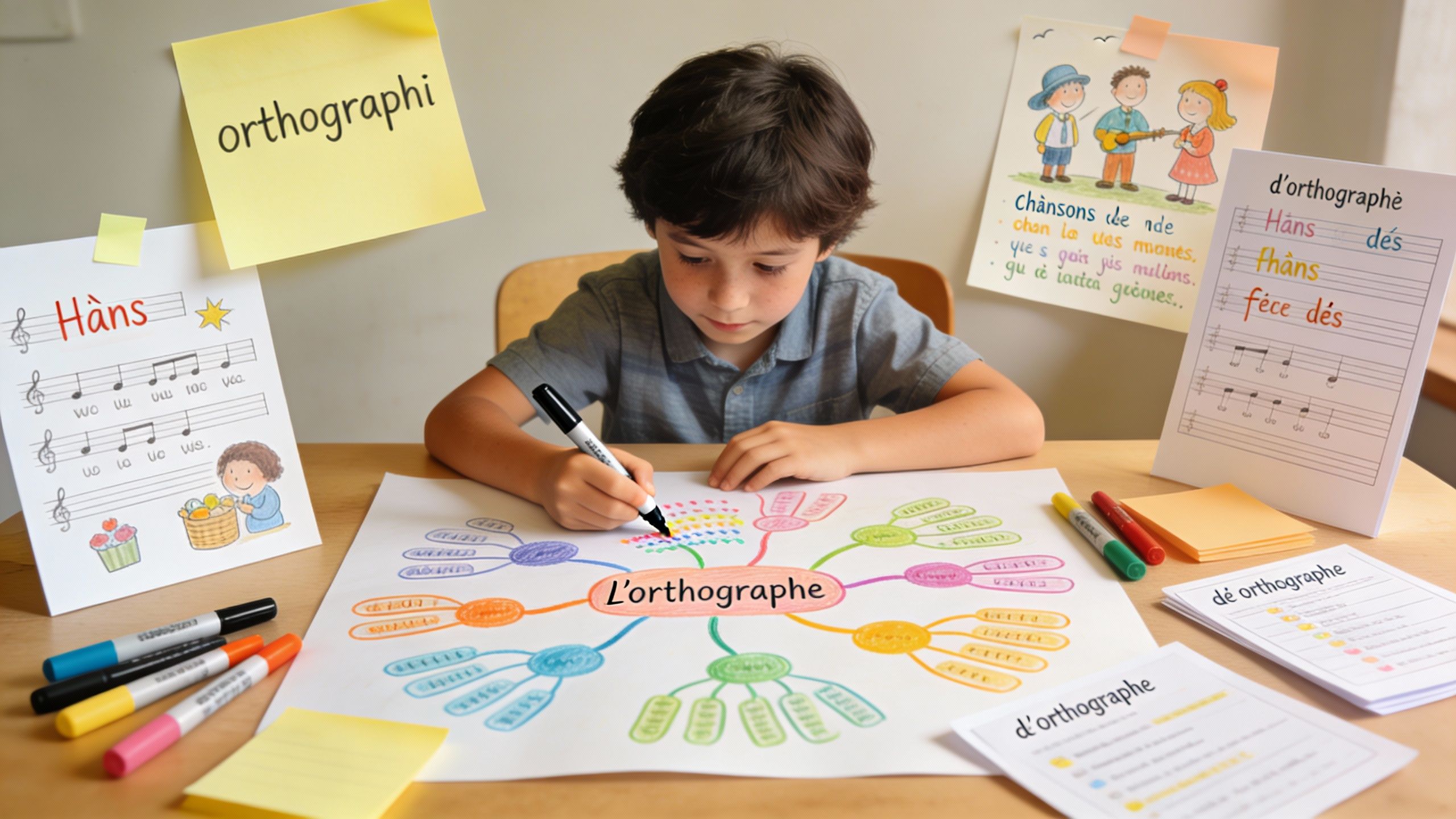L’utilisation des cartes mentales en orthographe