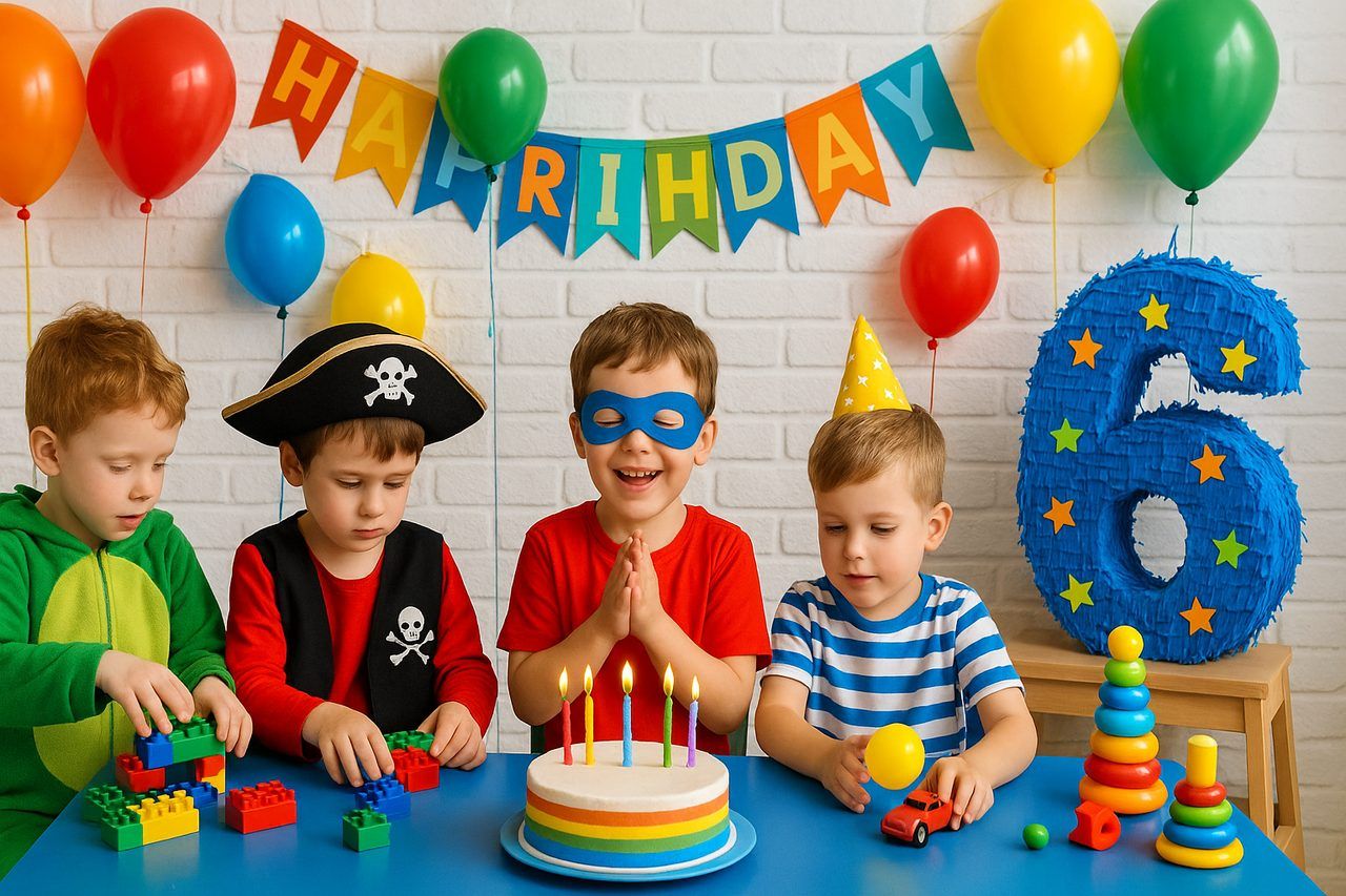 Idées de thèmes et activités pour un anniversaire de garçon de 6 ans