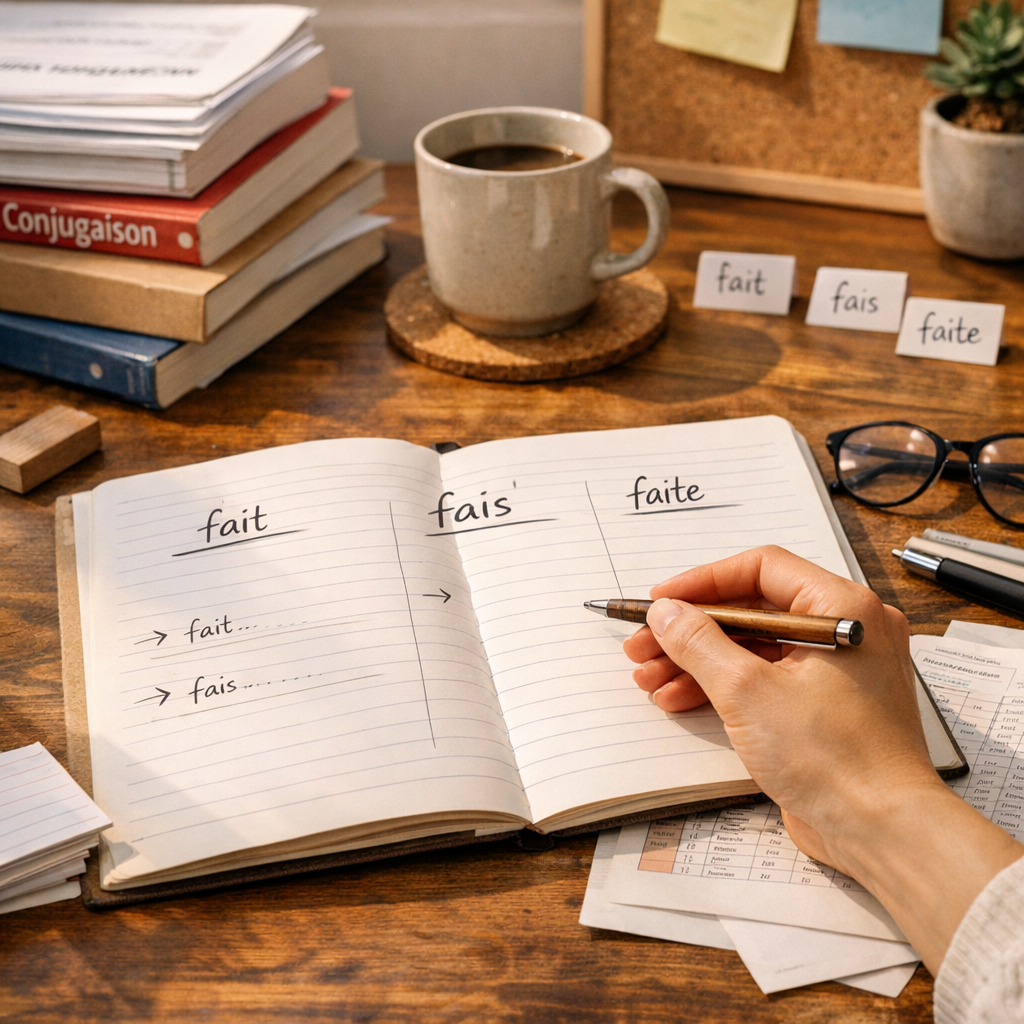 Méthode pas à pas&nbsp;: choisir entre «&nbsp;fait&nbsp;», «&nbsp;fais&nbsp;» et «&nbsp;faite&nbsp;»