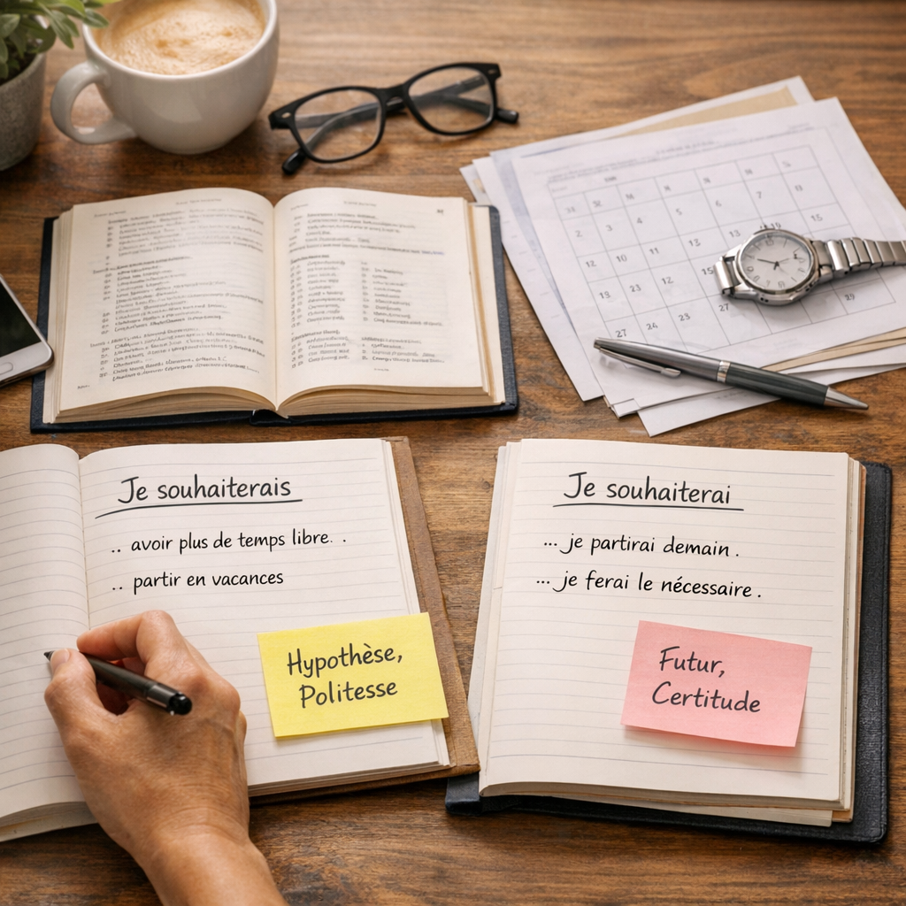 Quand employer « je souhaiterais » ? Quand employer « je souhaiterai » ?
