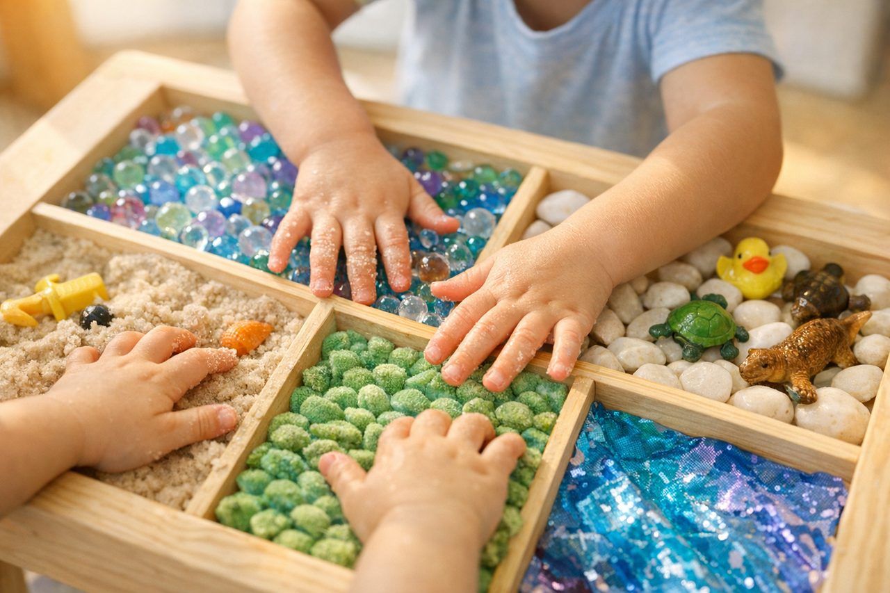 Jeux du toucher : stimuler le sens tactile par le jeu sensoriel