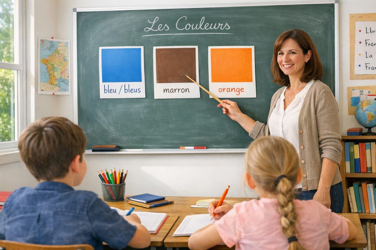 Le pluriel des adjectifs de couleur : accord ou invariable ?