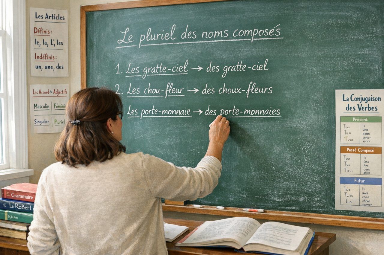 Le pluriel des noms composés : règles et exceptions