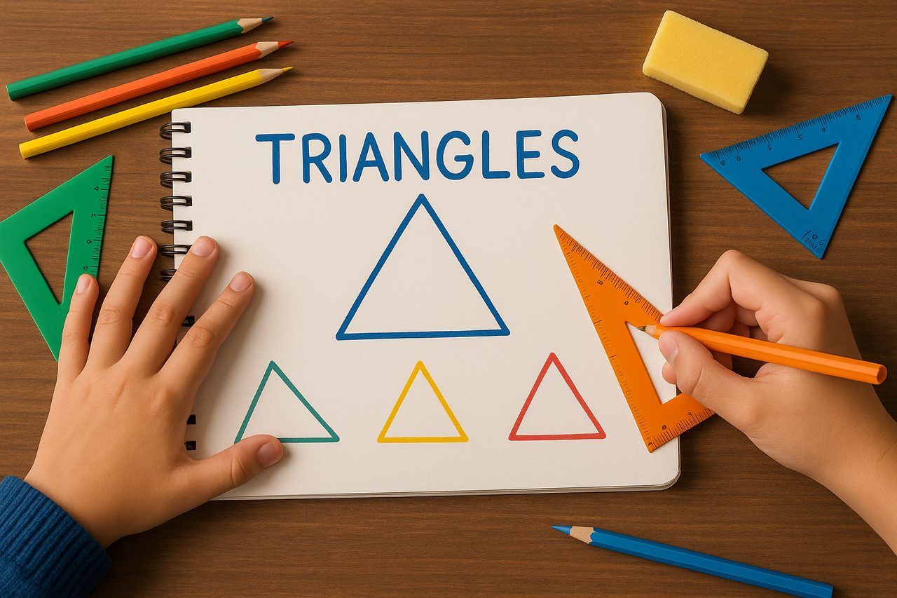 Les triangles en CM1 : leçon claire, méthodes et astuces pour comprendre