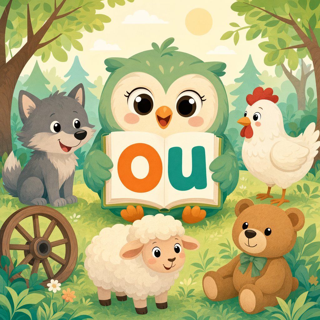 Lecture du son [ou] : syllabes, mots et phrases (exercices CP corrigés)