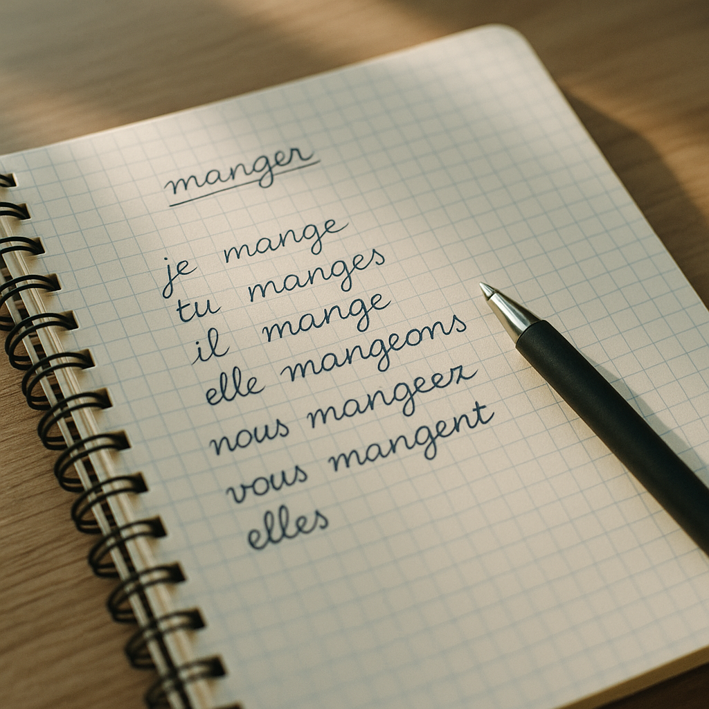 Manger conjugaison : la règle simple pour ne plus hésiter