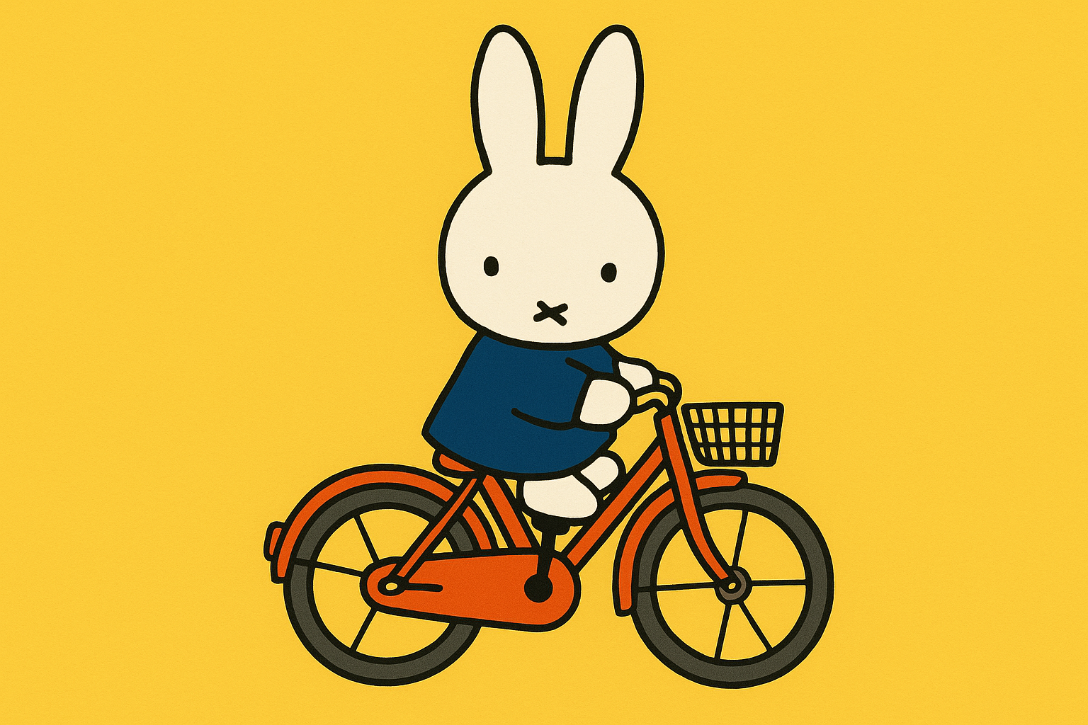 Miffy à vélo, Dick Bruna