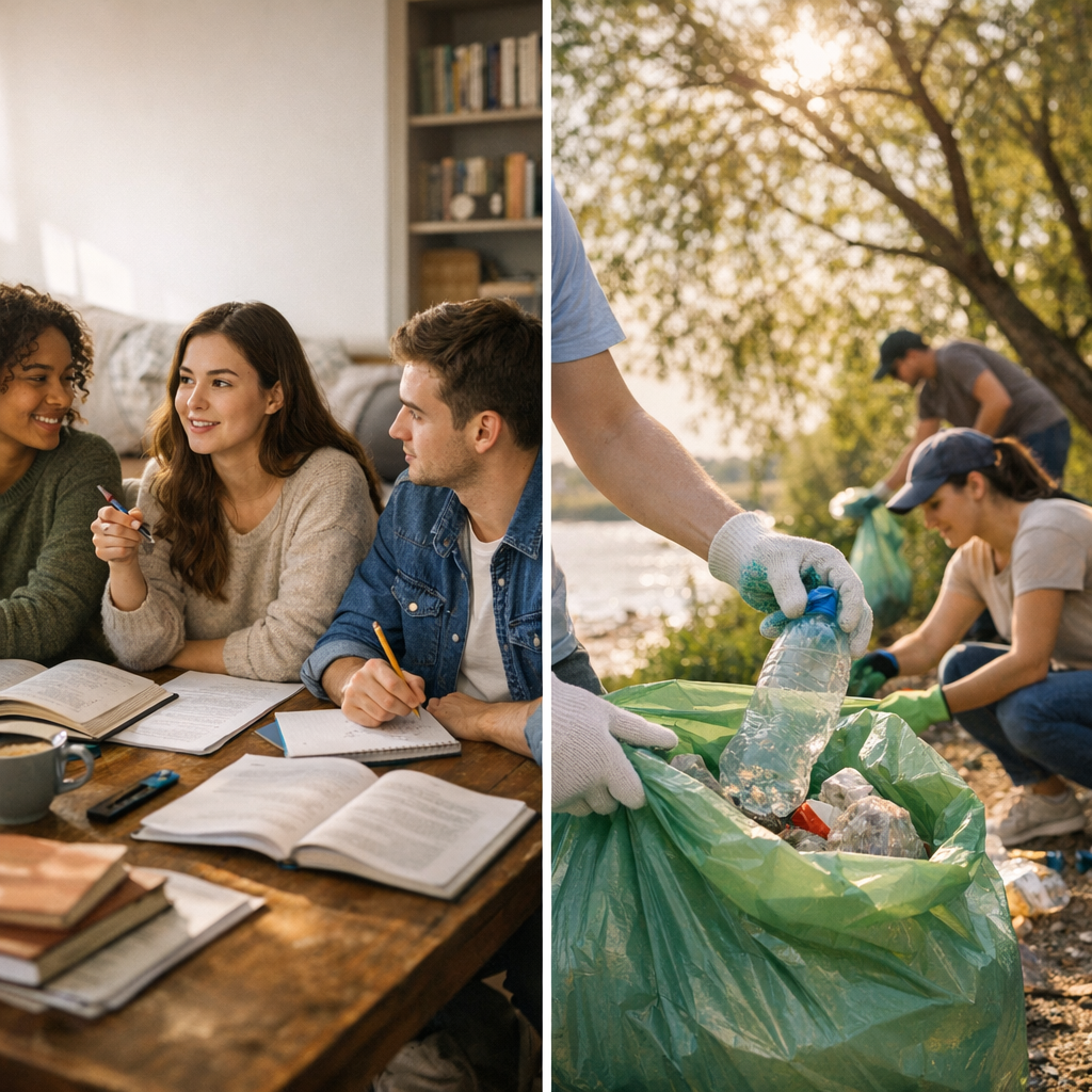 Exemples résolus : deux phrases avec « on participe »