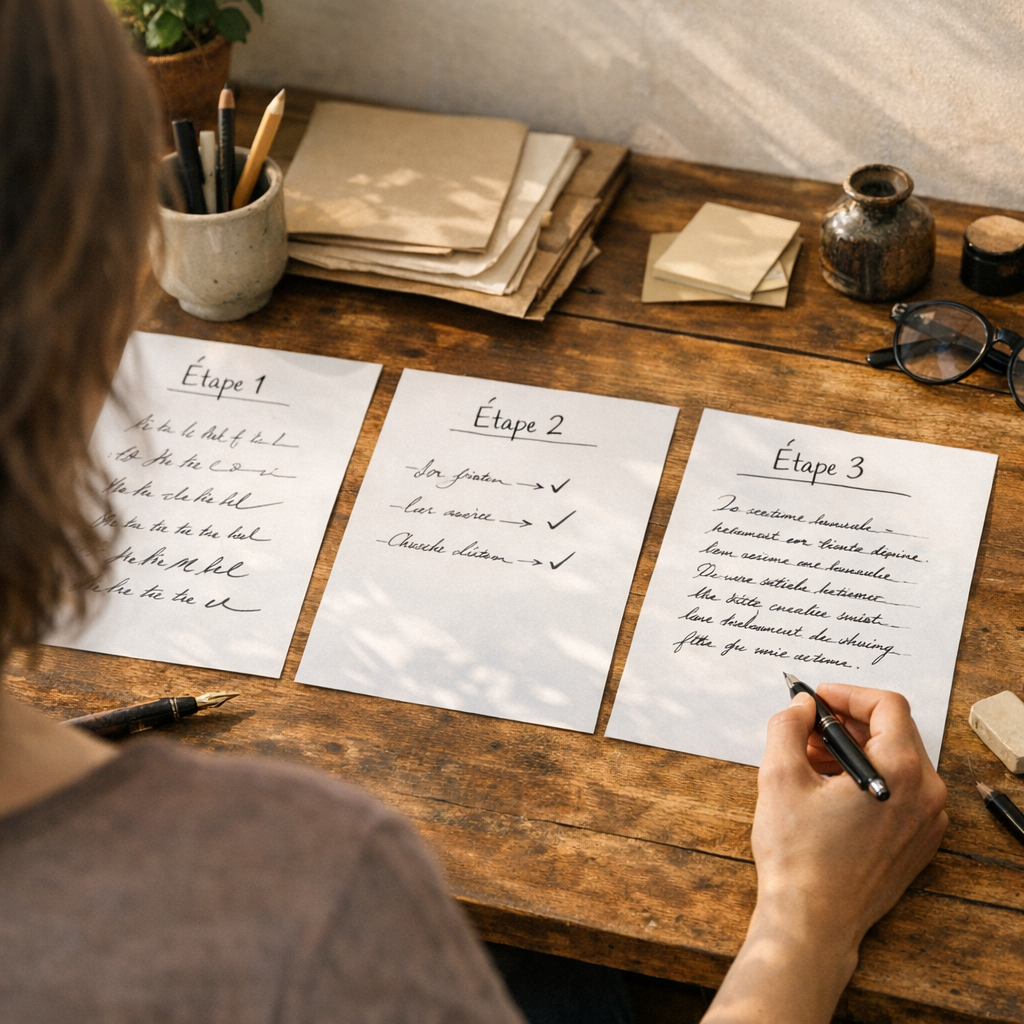 Méthode pas à pas pour choisir la bonne écriture