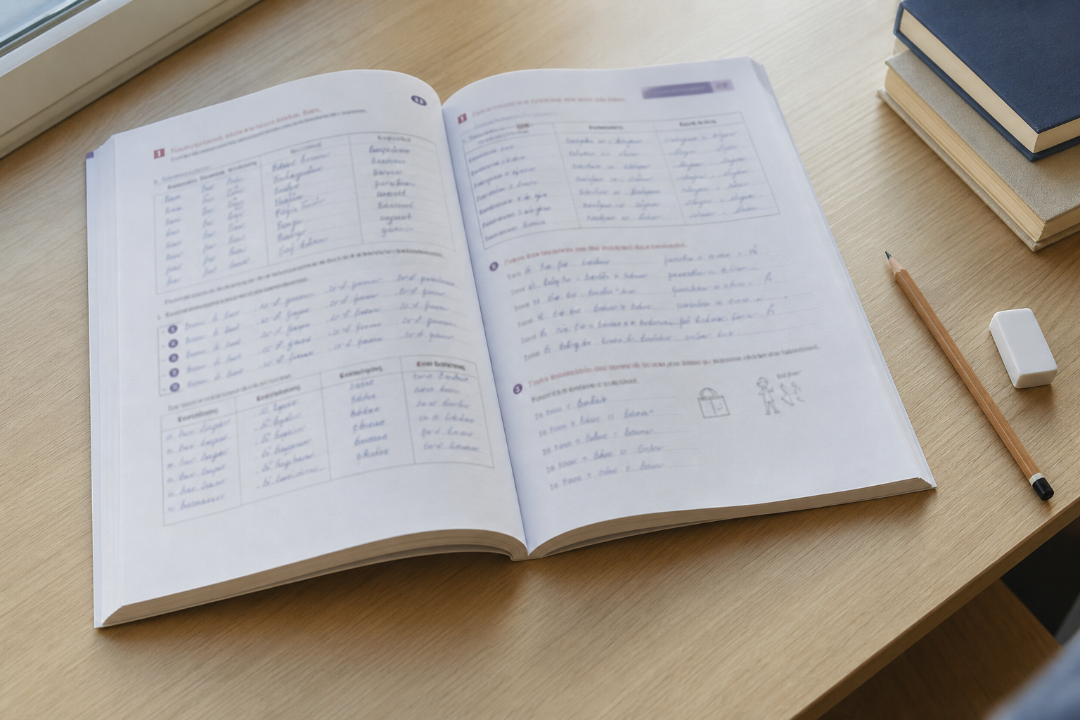 Le passé simple français facile en 6e : cours et exercices corrigés