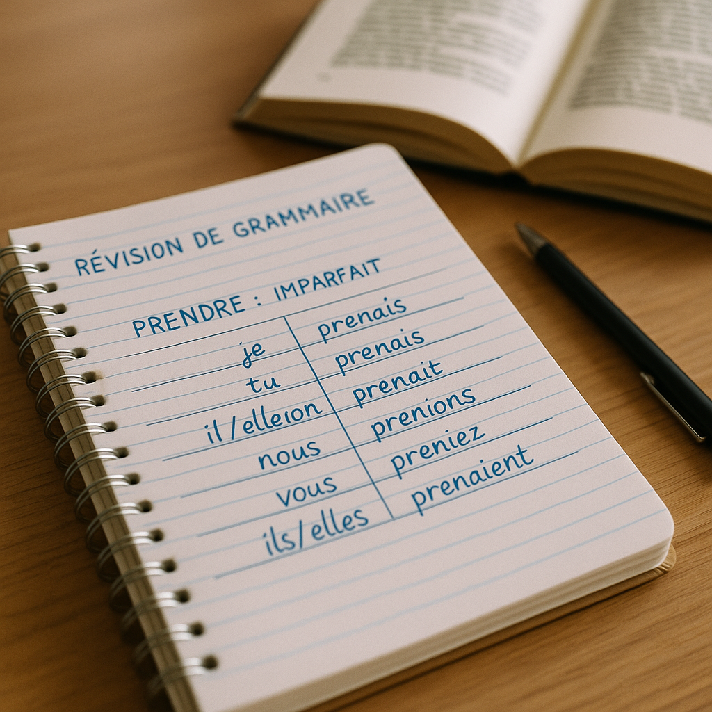 Prendre imparfait : la conjugaison correcte sans hésiter