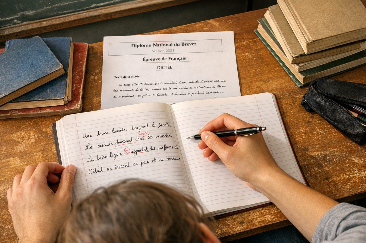 Préparer la dictée du brevet avec les annales officielles