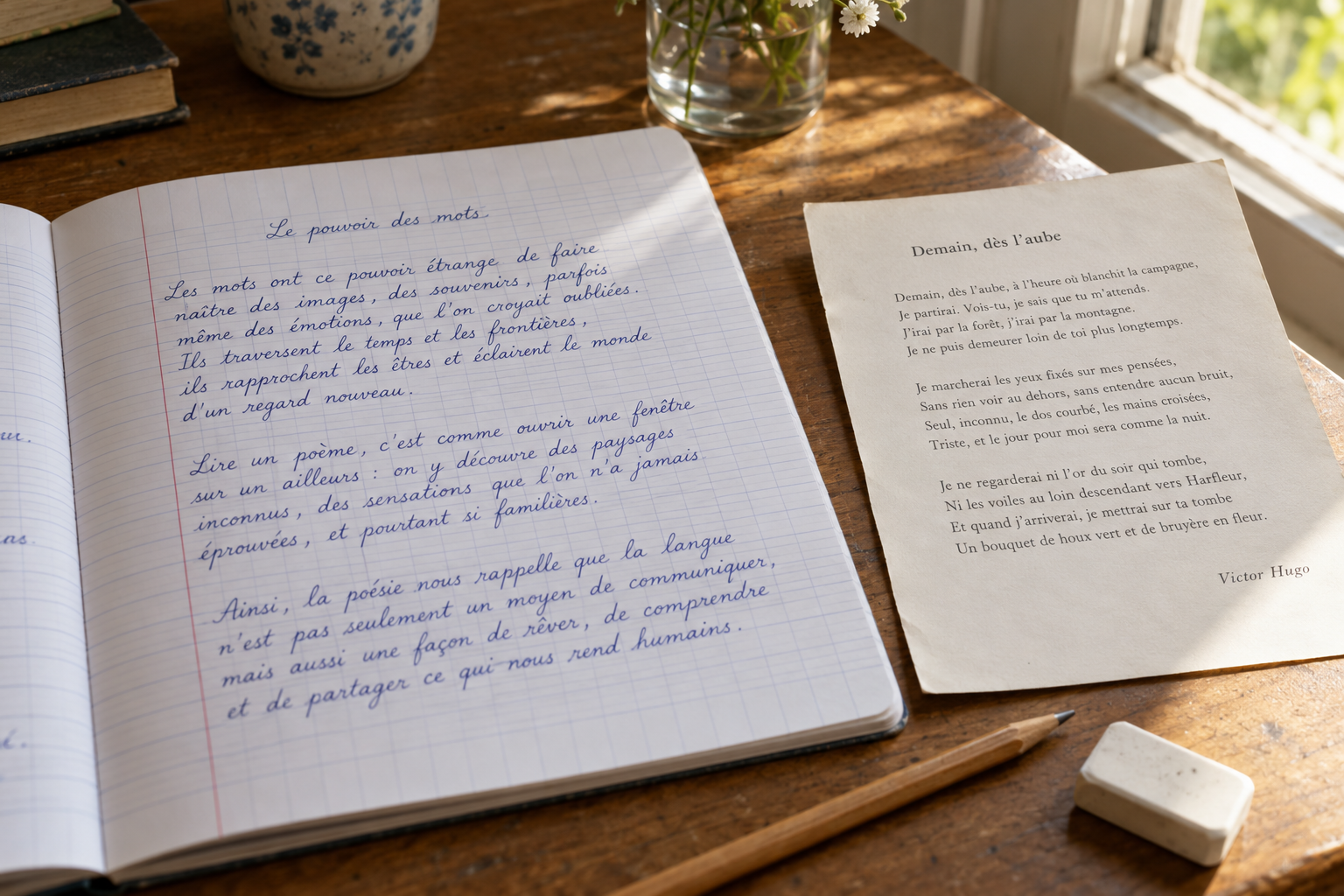 Rallye copie (CE2) : textes à copier, barème et corrigé