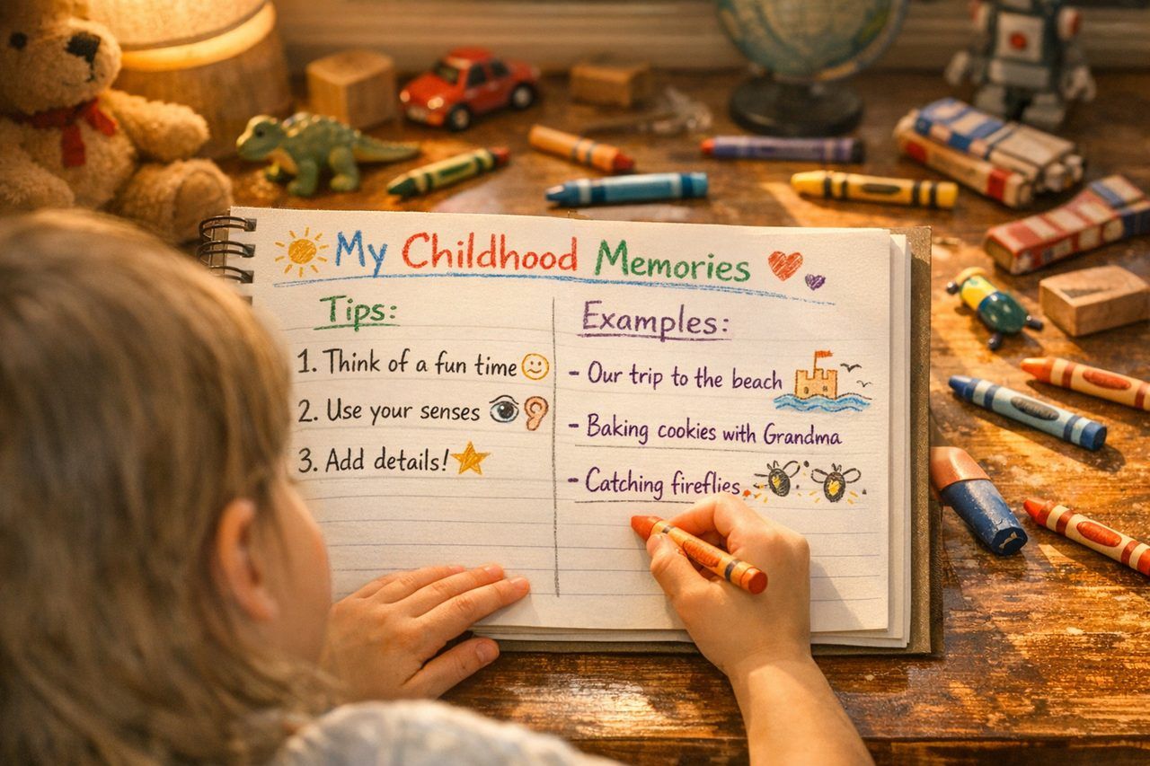 Rédaction sur un souvenir d’enfance : méthode simple et exemples pour réussir