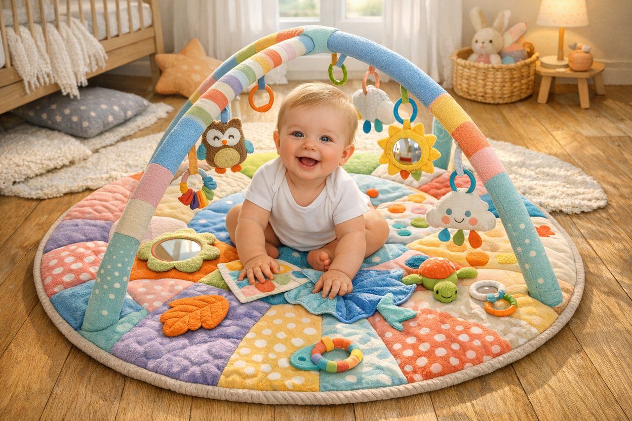 Tapis d'éveil évolutif : accompagner le développement de bébé pas à pas