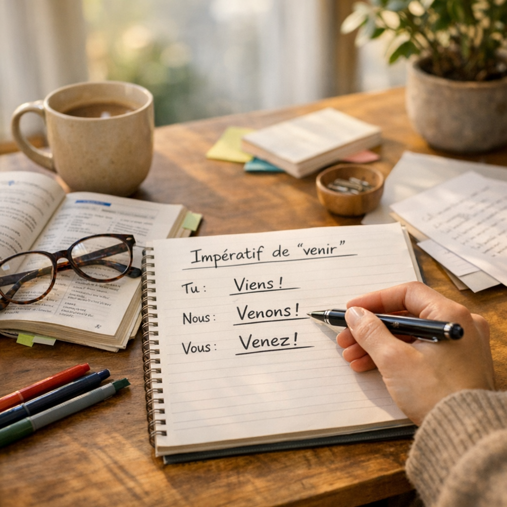 Méthode pas à pas&nbsp;: comment conjuguer venir sans se tromper