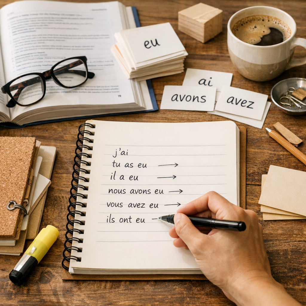 Conjuguer avoir au passé composé&nbsp;: méthode pas à pas